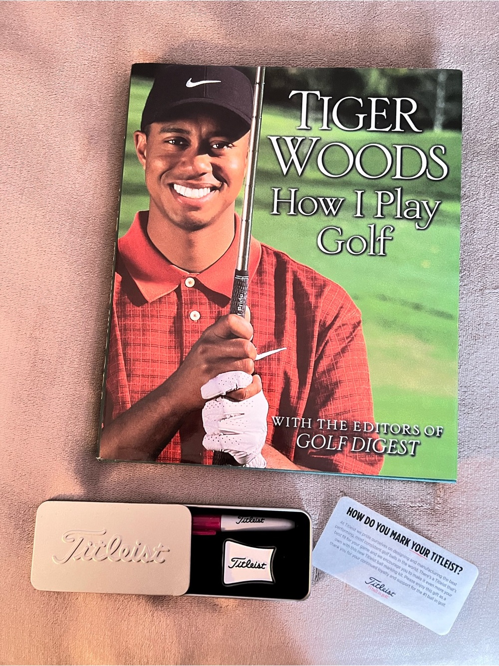 Titleist Ball Marker Tiger Woods How I Play Golf